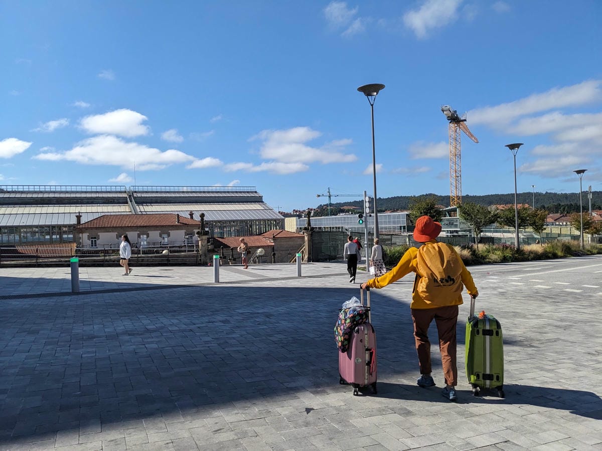 Santiago de Compostela火車巴士朝聖之路西班牙
