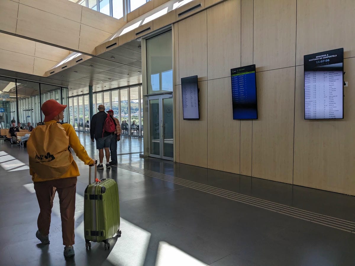 朝聖之路Santiago往波多馬德里交通火車巴士說明