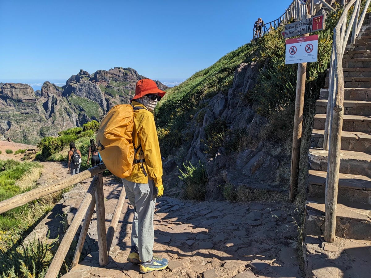 葡萄牙馬德拉島最高峰爬山健行