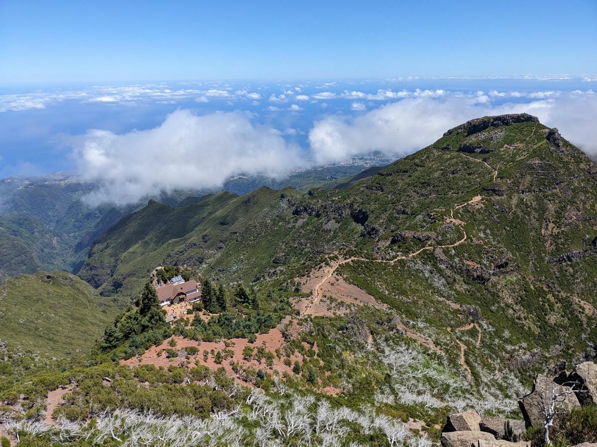 葡萄牙馬德拉島最高峰爬山健行