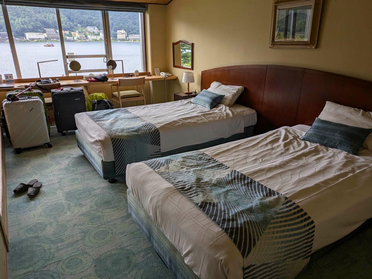 河口湖富士湖飯店。體驗屬於日本的用心