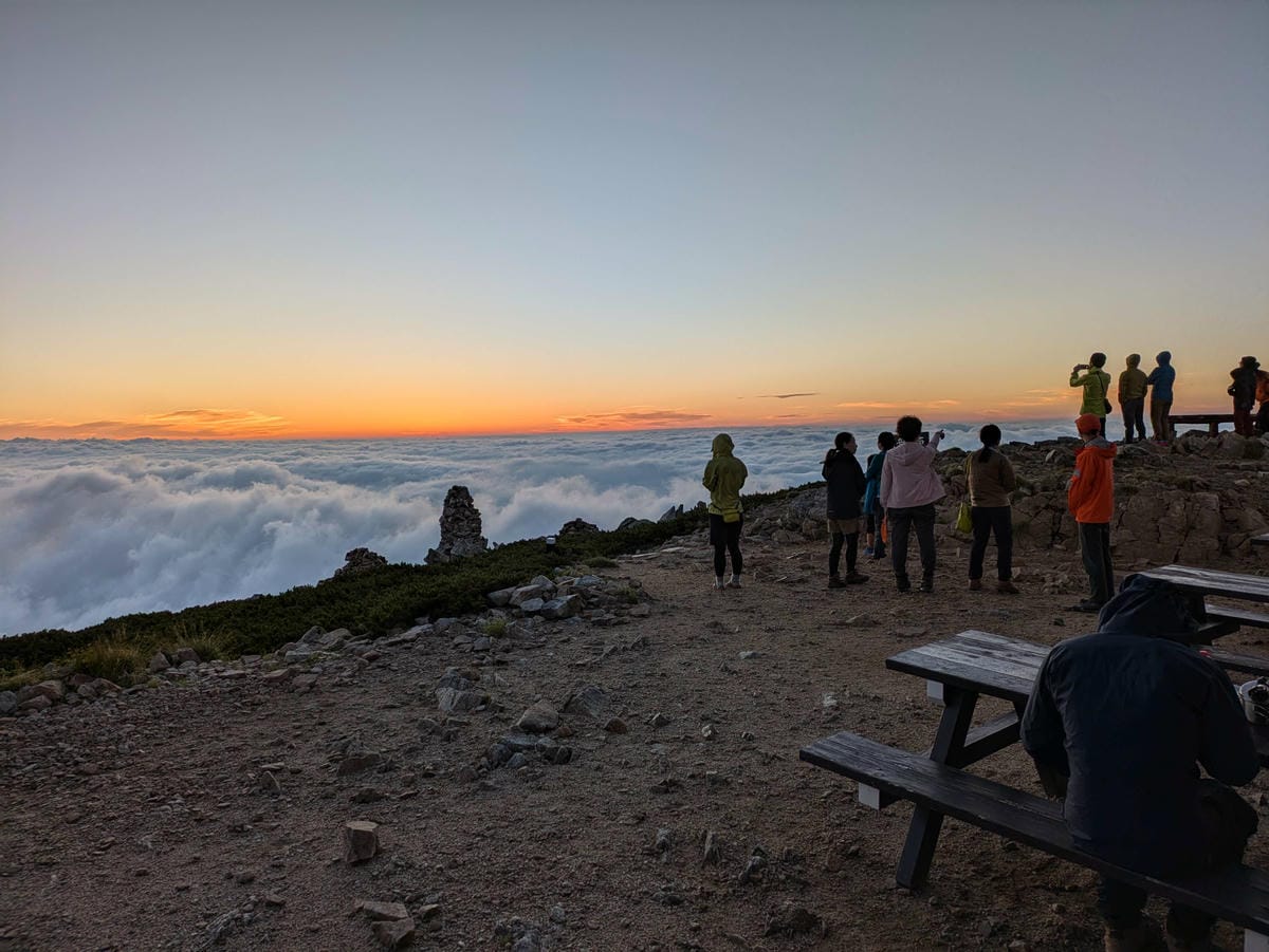 日本北阿爾卑斯山表銀座 大天井岳與大天莊