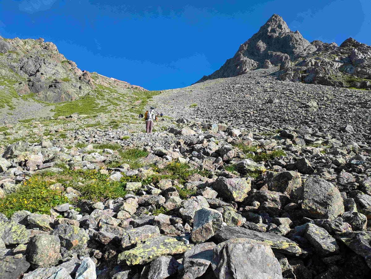 北阿爾卑斯山表銀座，槍岳山莊到上高地